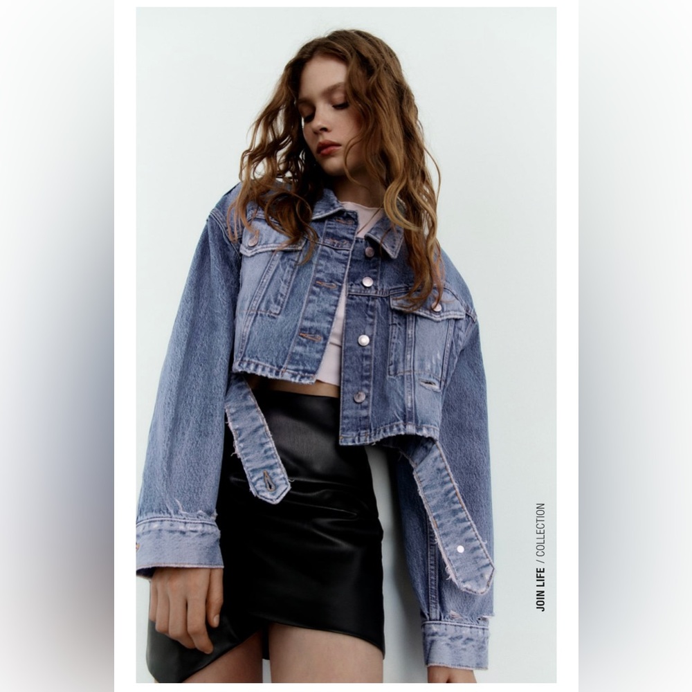 Zara Light Blue Denim Jacket